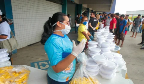 Governo do Amazonas realiza 2.400 atendimentos em abrigo montado na Arena Amadeu Teixeira