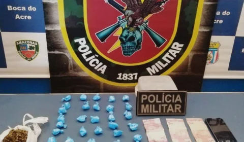 No interior, Polícia Militar prende sete pessoas e apreende drogas