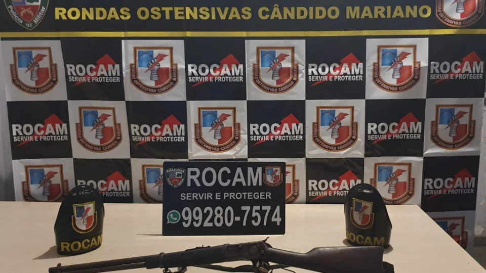 Rocam prende homem com rifle no Cidadão I