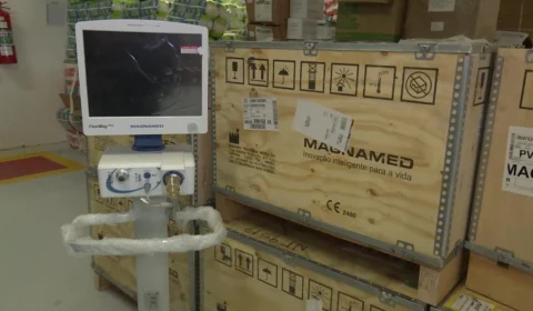 Hospital Delphina Aziz recebe dez novos respiradores para leitos de UTI, do Ministério da Saúde