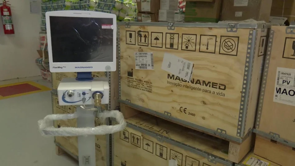 Hospital Delphina Aziz recebe dez novos respiradores para leitos de UTI, do Ministério da Saúde