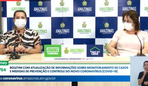 Amazonas tem 209 novos casos da Covid-19; total de mortes chega a 90