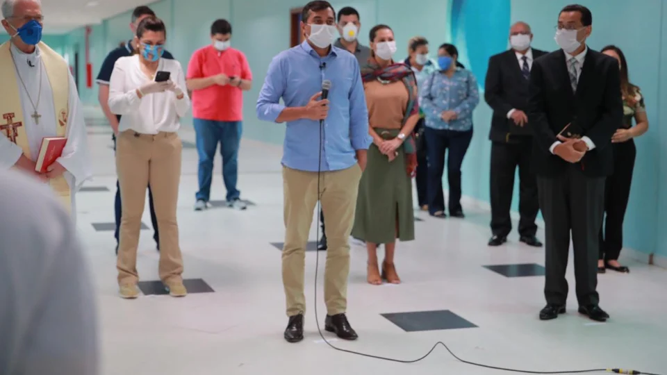 Wilson Lima inaugura Hospital de Retaguarda da Nilton Lins, ampliando leitos para pacientes de Covid-19