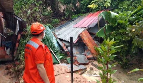 Nove ocorrências são registradas durante as chuvas deste domingo em Manaus