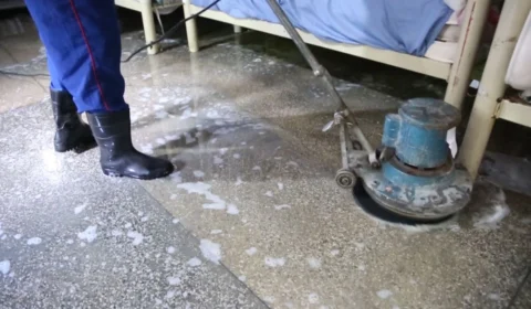 PM realiza higienização em unidades policias em combate ao Covid-19