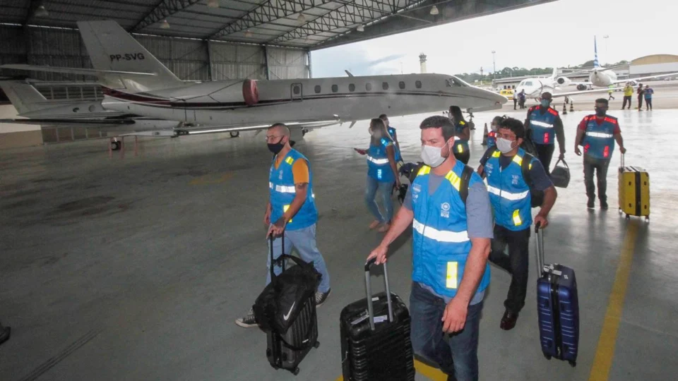 Para o combate à Covid-19, Amazonas recebe mais 13 profissionais da saúde enviados pelo Governo Federal