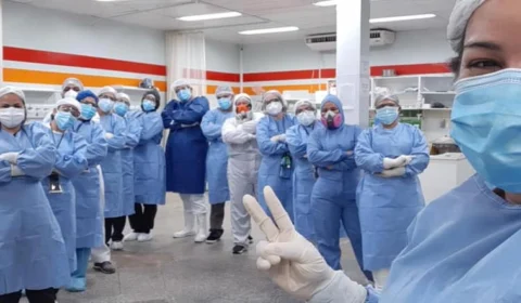 Equipes comemoram zero pacientes de Covid-19 nas ‘salas rosas’ em hospitais