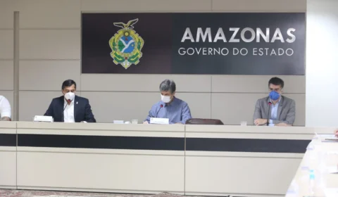 Ministro Nelson Teich se reúne com autoridades do AM para debater ações em combate à pandemia de Covid-19