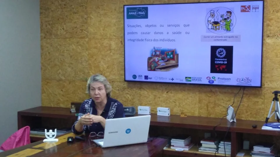 No AM, profissionais de comunidades afastadas são capacitados por telessaúde da UEA sobre a Covid-19