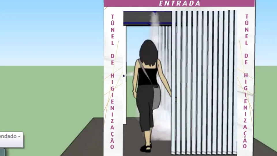 Cabine desenvolvida para ser usada em eventos pode ajudar na prevenção à Covid-19