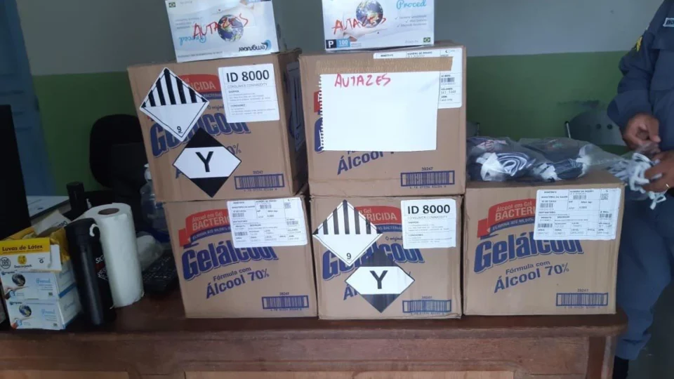 Polícia Militar intensifica envio de EPIs e materiais de higiene para uso de equipes no interior