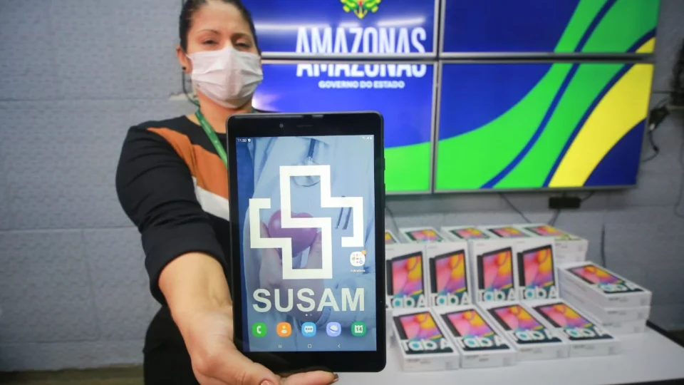 Tablets doados por empresa do PIM vão ajudar no monitoramento da Covid-19