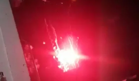 Queima de fogos de artifício é visto por toda Manaus na noite desta quarta-feira (27)