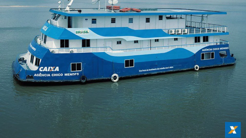 Auxílio emergencial: agências-barcos da Caixa levarão atendimento a ribeirinhos