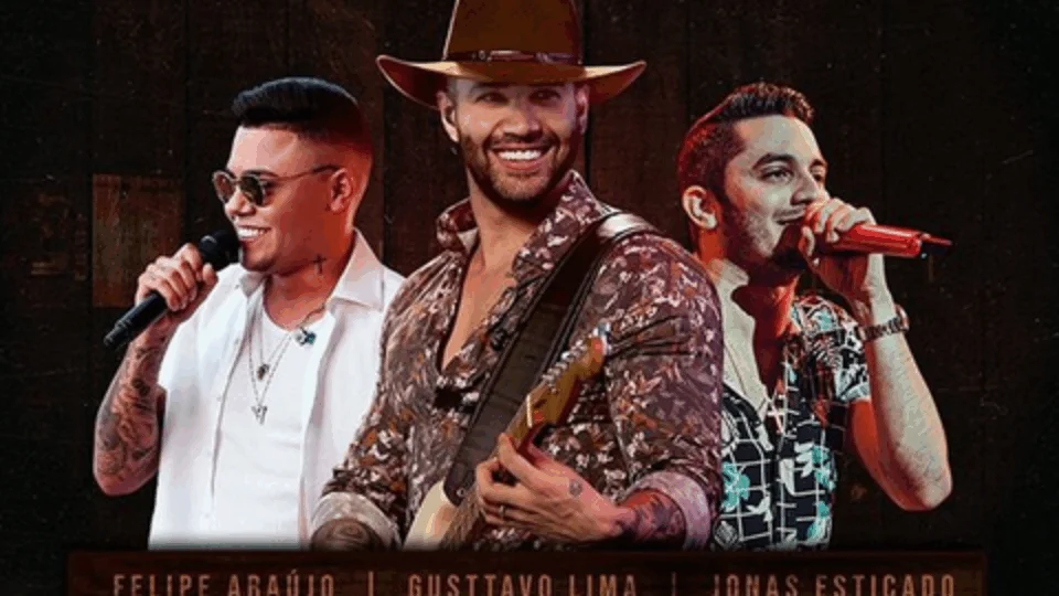 Gusttavo Lima fará ‘live de São João’ com Felipe Araújo e Jonas Esticado nesta sexta-feira (26)