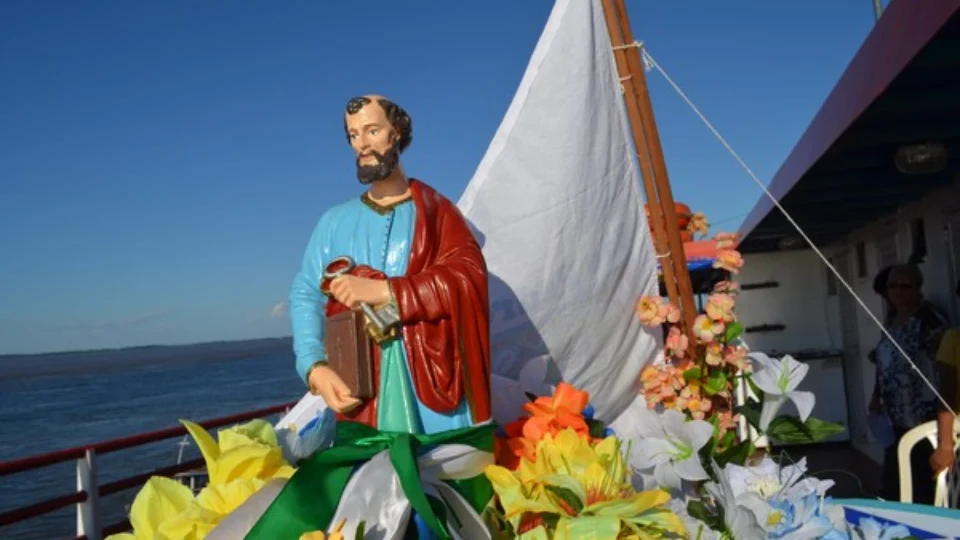 Procissão fluvial de São Pedro acontece na tarde desta segunda (29) de forma restrita devido à pandemia