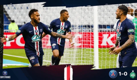 Neymar brilha e PSG conquista Copa da França