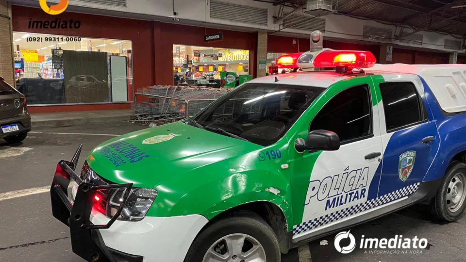 Bandidos armados roubam parte da renda de supermercado no Dom Pedro