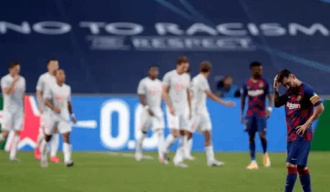 Bayern se classifica para semifinal da Champions e dá ‘passeio’ de 8 x 2 no Barcelona