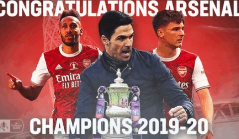 Arsenal conquista Copa da Inglaterra 2020