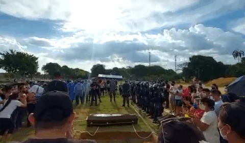 Luto: Policial Militar da Rocam é homenageado durante sepultamento