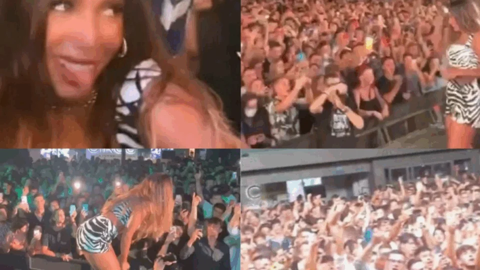 E a pandemia? Anitta é criticada após publicar vídeo de show com aglomeração na Itália