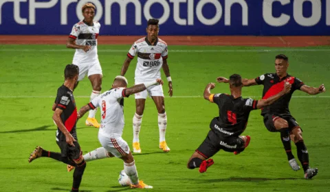 Sem Jesus, Flamengo perde por 3 x 0 do Atlético-GO e segue na lanterna do ‘Brasileirão’