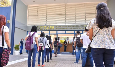 Alunos do Cetam retornam às aulas de forma gradual