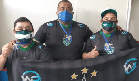 MANAUS-FC em dose dupla no pódio da Copa AMFM de Dadinho