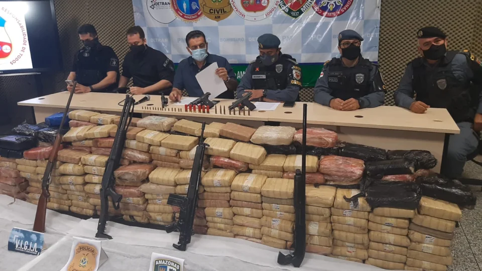 SSP-AM prende 14 integrantes de facções criminosas e 500kg de maconha avaliados em R$ 2,5 milhões no AM