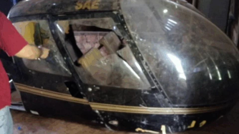 Duas pessoas morrem na queda de helicóptero em região de garimpo