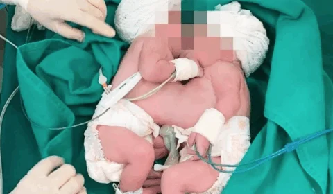 Jovem dá à luz a gêmeas siamesas e bebês irão ser separados no próximo mês
