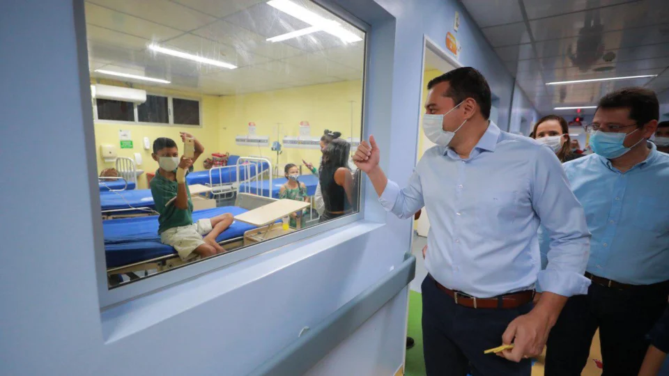 Wilson Lima anuncia ampliação de leitos e oferta de cirurgias no Instituto de Saúde da Criança do Amazonas (Icam)
