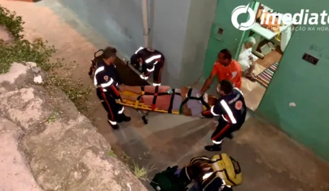 Homem fica ferido na cabeça após cair de barranco, em Manaus