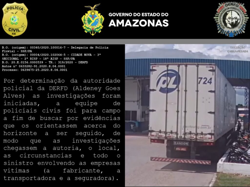 Veja a prisão do homem que furtou carga de TVs de empresa do Polo Industrial de Manaus