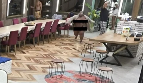 Jojo Todynho corre pelada após festa na ‘Fazenda 12’ e vira meme na internet