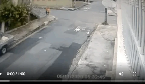 Homens fazem arrastão em  Manaus. Vídeo mostra o momento do crime.