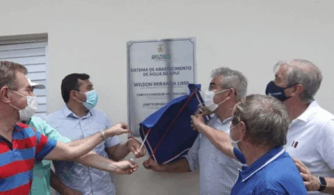 Wilson Lima inaugura sistema de abastecimento de água potável e anuncia investimentos em infraestrutura em Apuí