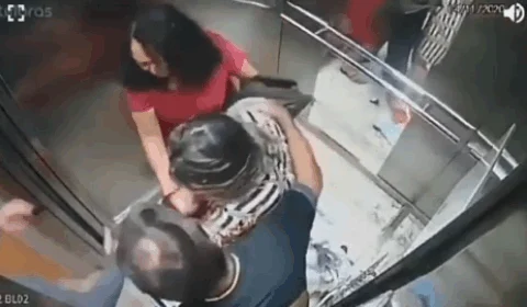 VEJA VÍDEO – Bebê nasce em elevador, no Rio