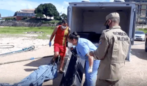 VEJA VÍDEO – Corpo é encontrado nas proximidades da Marina Tauá, na manhã desta segunda-feira (23)