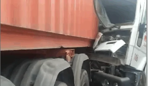 VÍDEO | Homem mostra estrago causado por acidente no Distrito Industrial 2