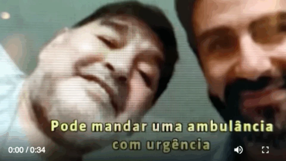 Ouça áudio do momento em que o médico de Maradona solicita ambulância
