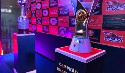 Shopping na Zona Leste recebe exposição de Taças do Flamengo