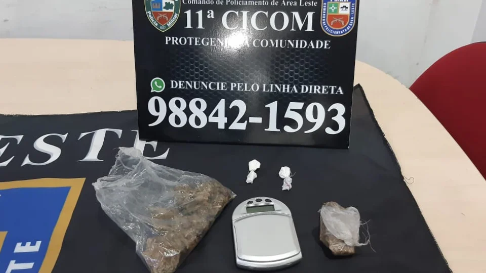 Polícia Militar apreende adolescentes com drogas na zona leste de Manaus