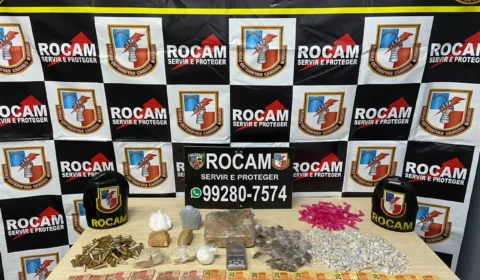Polícia Militar, por meio da Rocam, detém homem comercializando drogas no Novo Aleixo