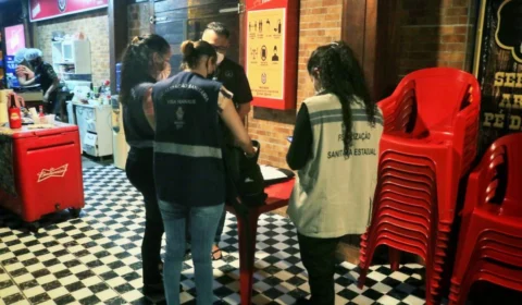 Festa clandestina com 500 pessoas e nove locais são fechados pela Central Integrada de Fiscalização