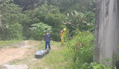 Cadáver enterrado foi encontrado em área de mata com os pés para fora; Veja Imagens!