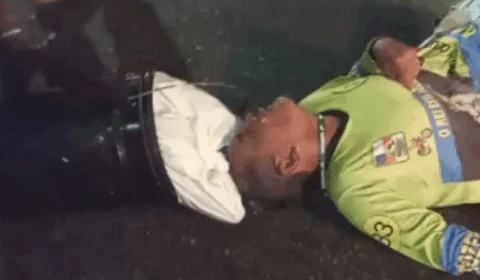 Vídeos do flanelinha esmagado por ônibus no Centro