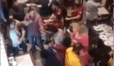 VEJA VÍDEOS! Confusão generalizada marca noite de sexta-feira (18) em cachaçaria de Manaus