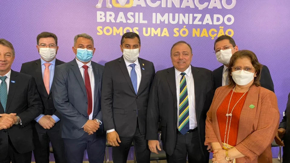 Em conversa com Pazuello, Wilson Lima pede prazo mais curto para entrega de vacina ao AM